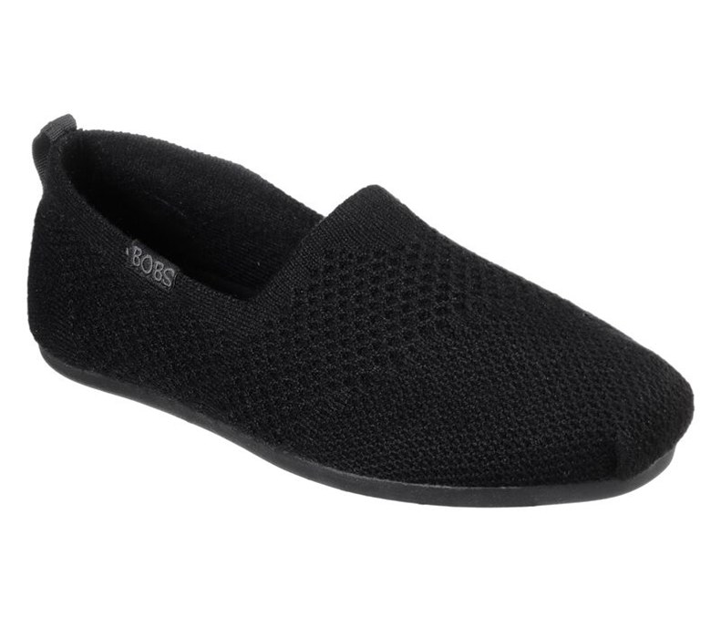 Skechers Bobs Plush - Autumn Leaf - Womens Flats Shoes Black [AU-RD9494]